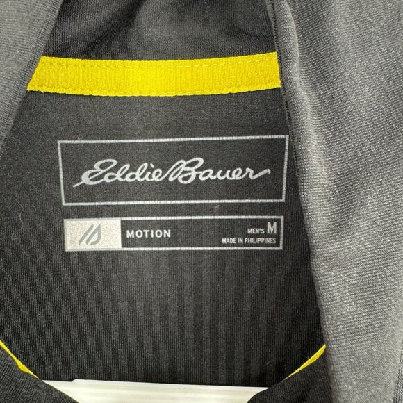 Eddie Bauer Motion FreeDry Outdoor Hiking‎ Jacket Men's Size M Black - Picture 9 of 11